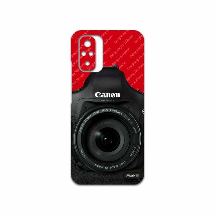 برچسب پوششی ماهوت مدل Canon-Logo مناسب برای گوشی موبایل شیائومی Redmi Note 10s MAHOOT Canon-Logo Cover Sticker for Xiaomi Redmi Note 10s